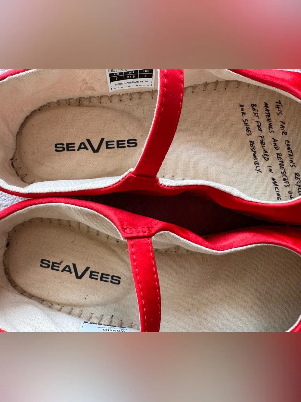SeaVees Womens Miramar Espadrille size 7